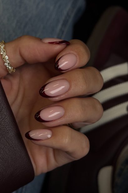 french tip nails inspiration look 1