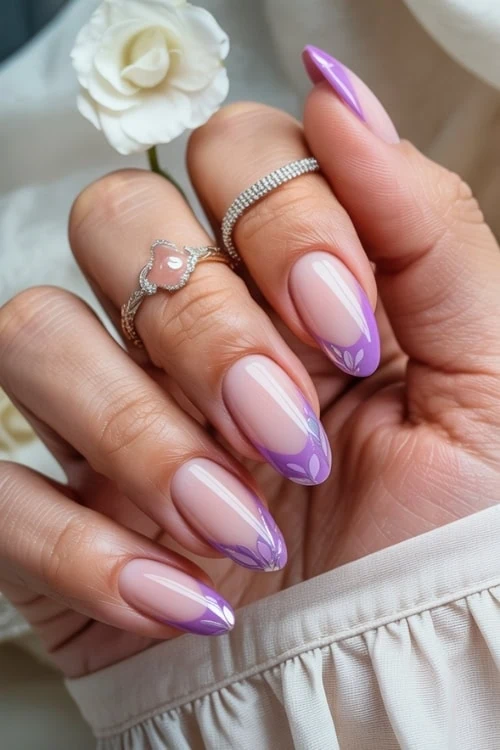 Red french nails with nails french color, nails 2026 trends, blue tip acrylic nails, colorful tip.