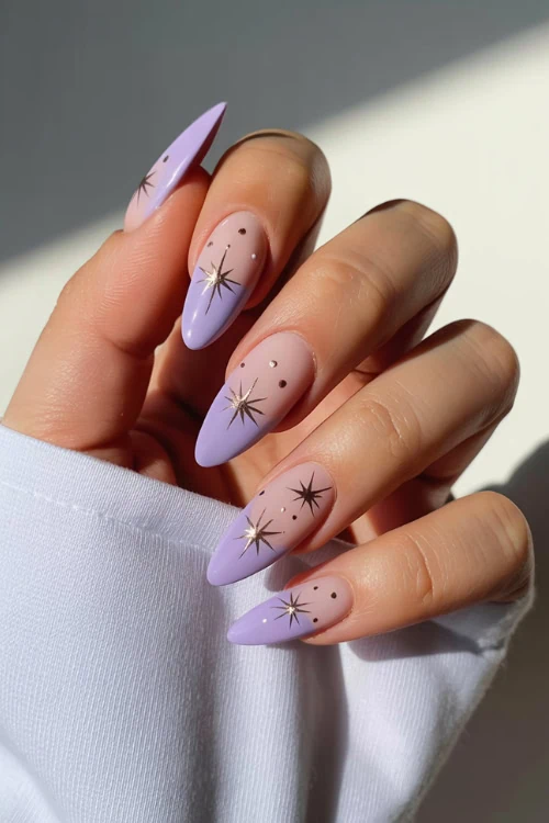 Glitter french nails with elegant nails, french gel nails, toe, glass.