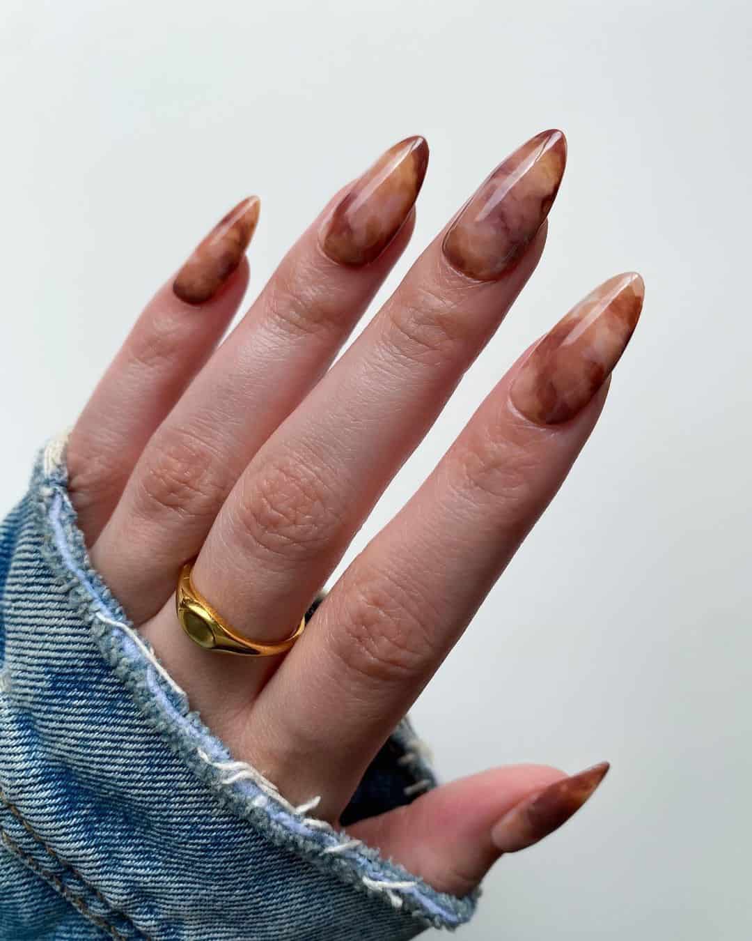 November french tip nails featuring simple christmas nails for a festive look