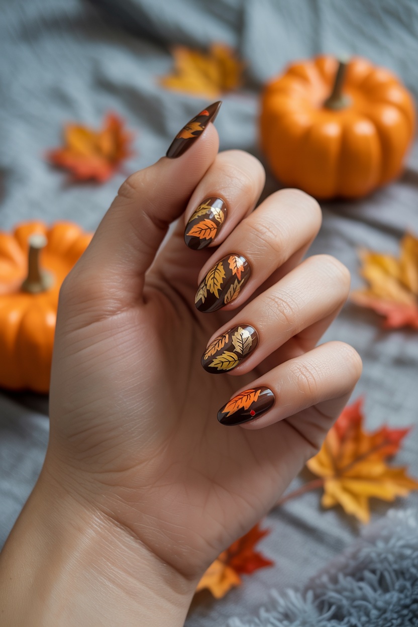 November december nails with september october nails in cute styles