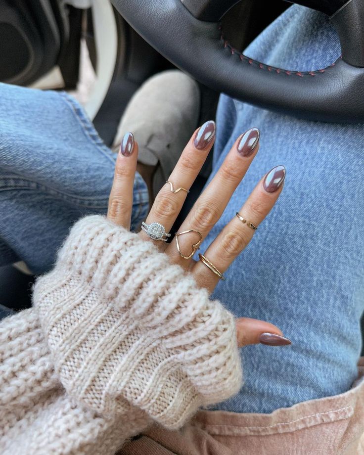 october november nails, september nail ideas square, september birthday nails