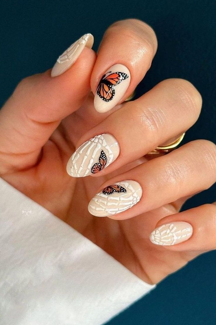 autumn nails inspiration, burgundy fall nails designs, ideas simple
