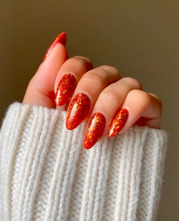 fall season nails, deep red nails designs burgundy