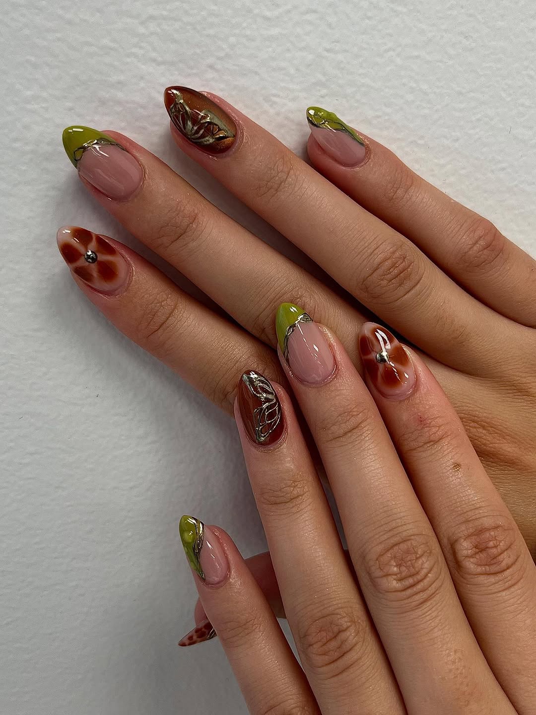 august september nails, transition hues