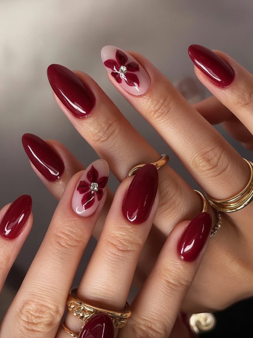 trendy ombre nails, pop art style