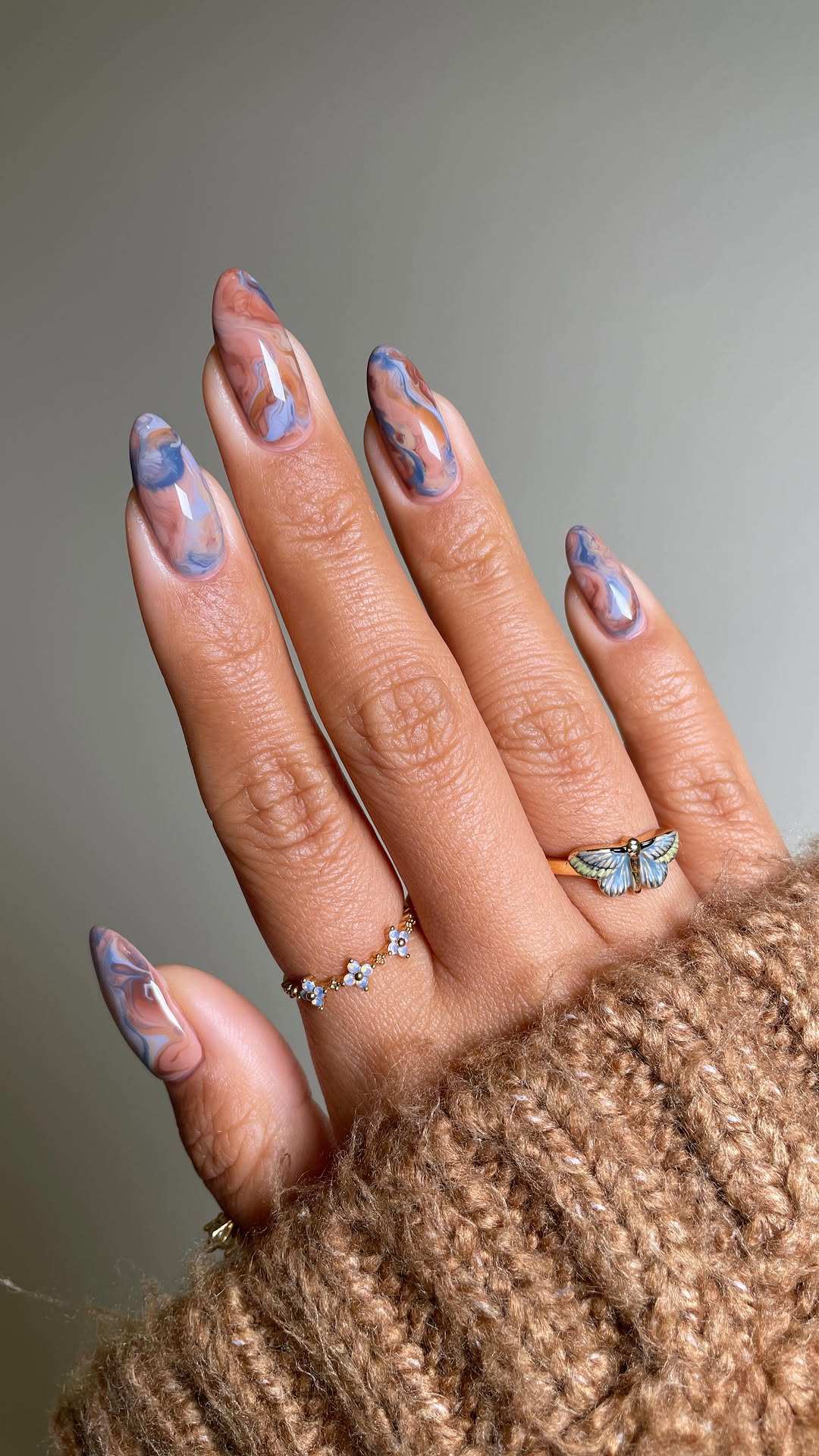 September nails 2026 almond, pretty fall nails autumn, birthday