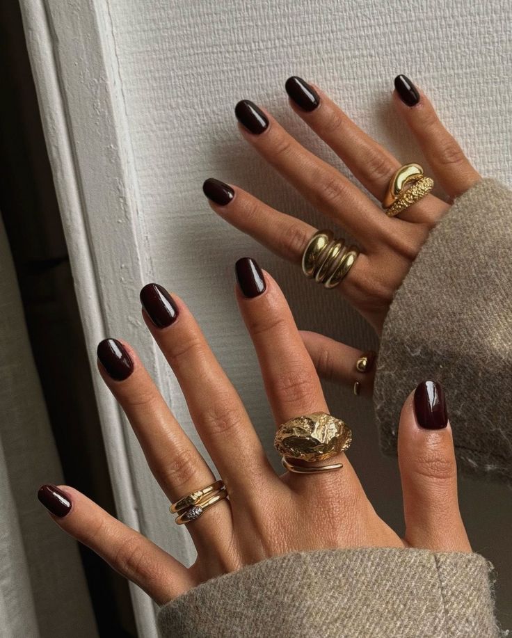 September acrylic nails, beginning of fall nails, cute