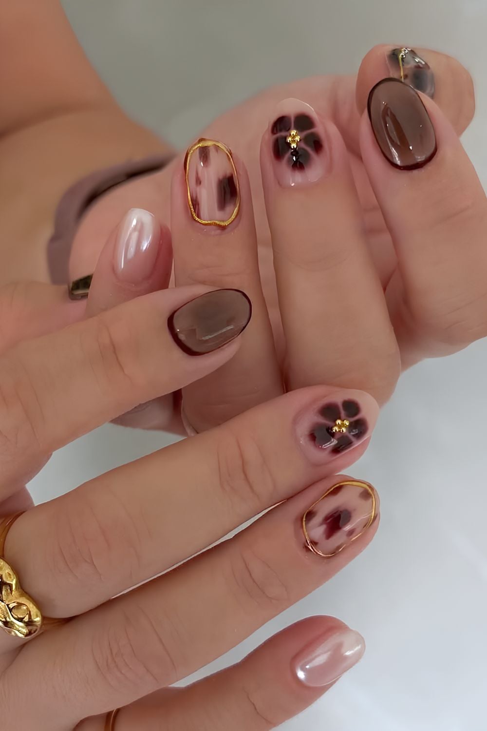Pre fall nails, best fall nails, 2026 almond