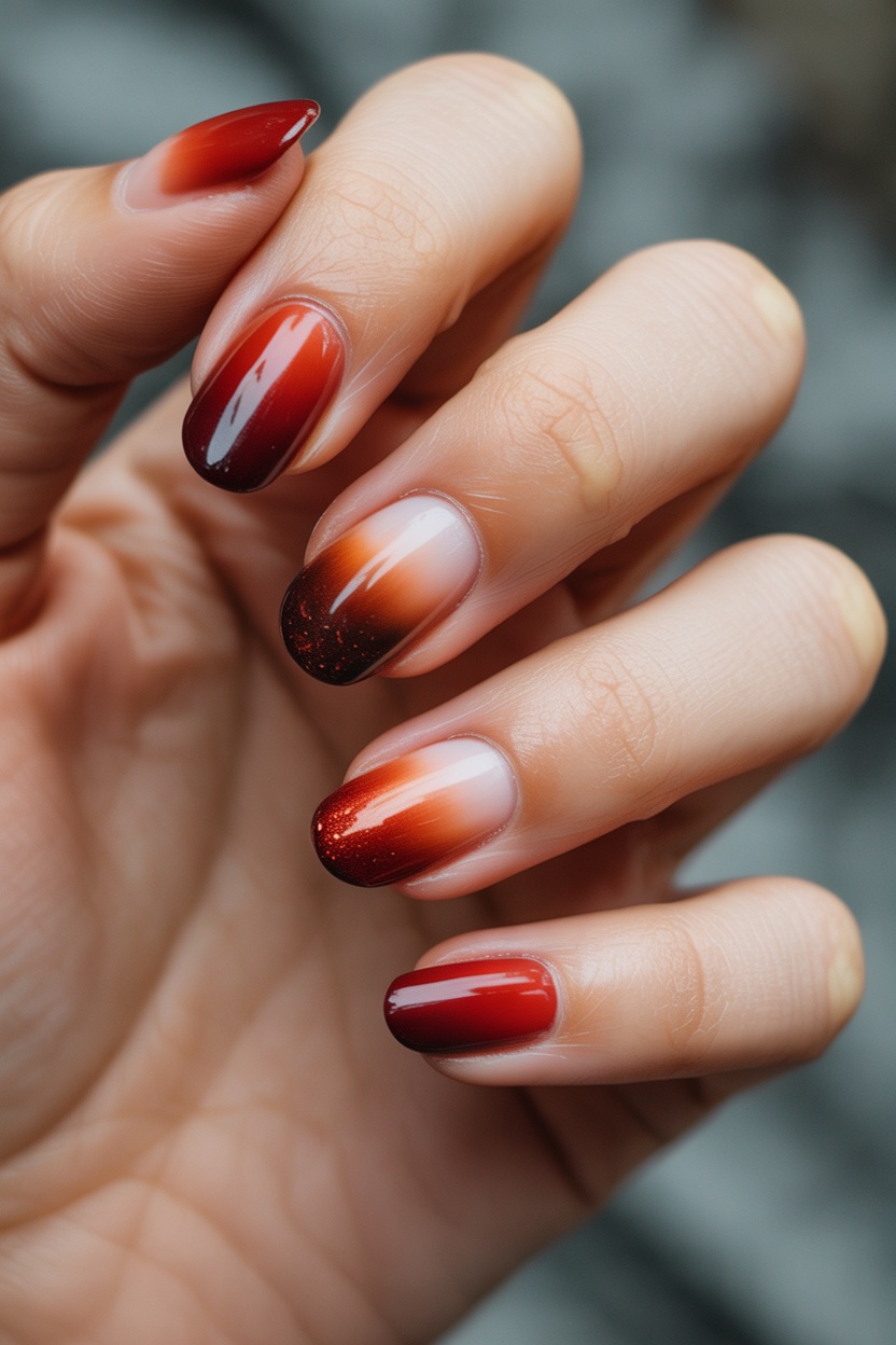 winter nail designs, turkey holiday nails, gel, frosted delight.