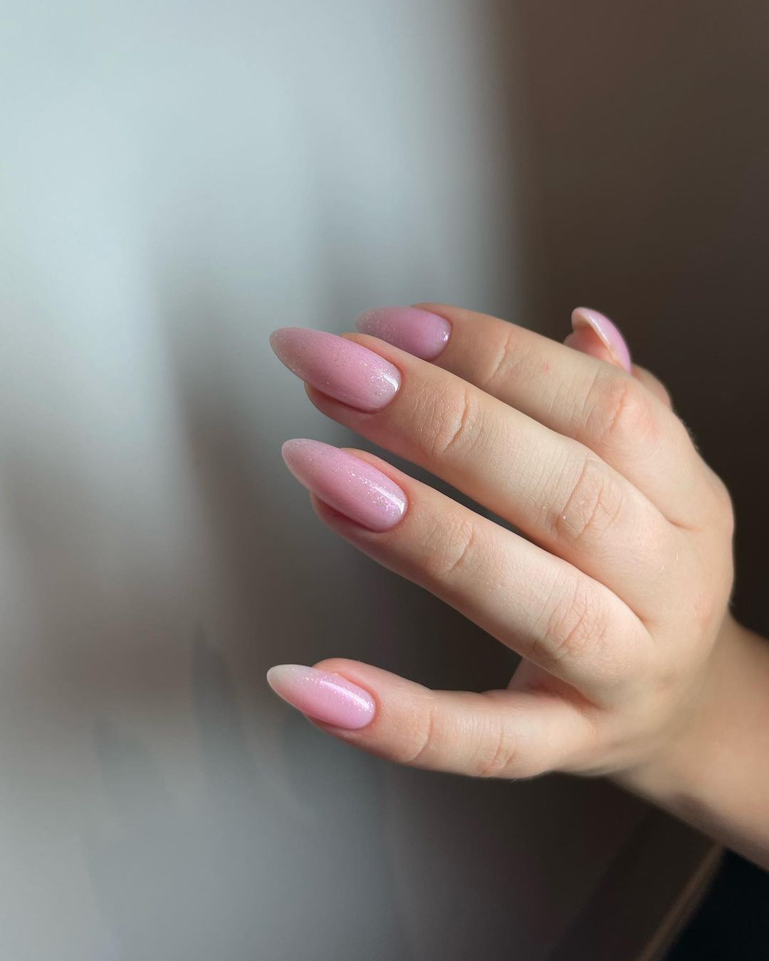 Brown fall nails designs almond, november almond nails, french tip style