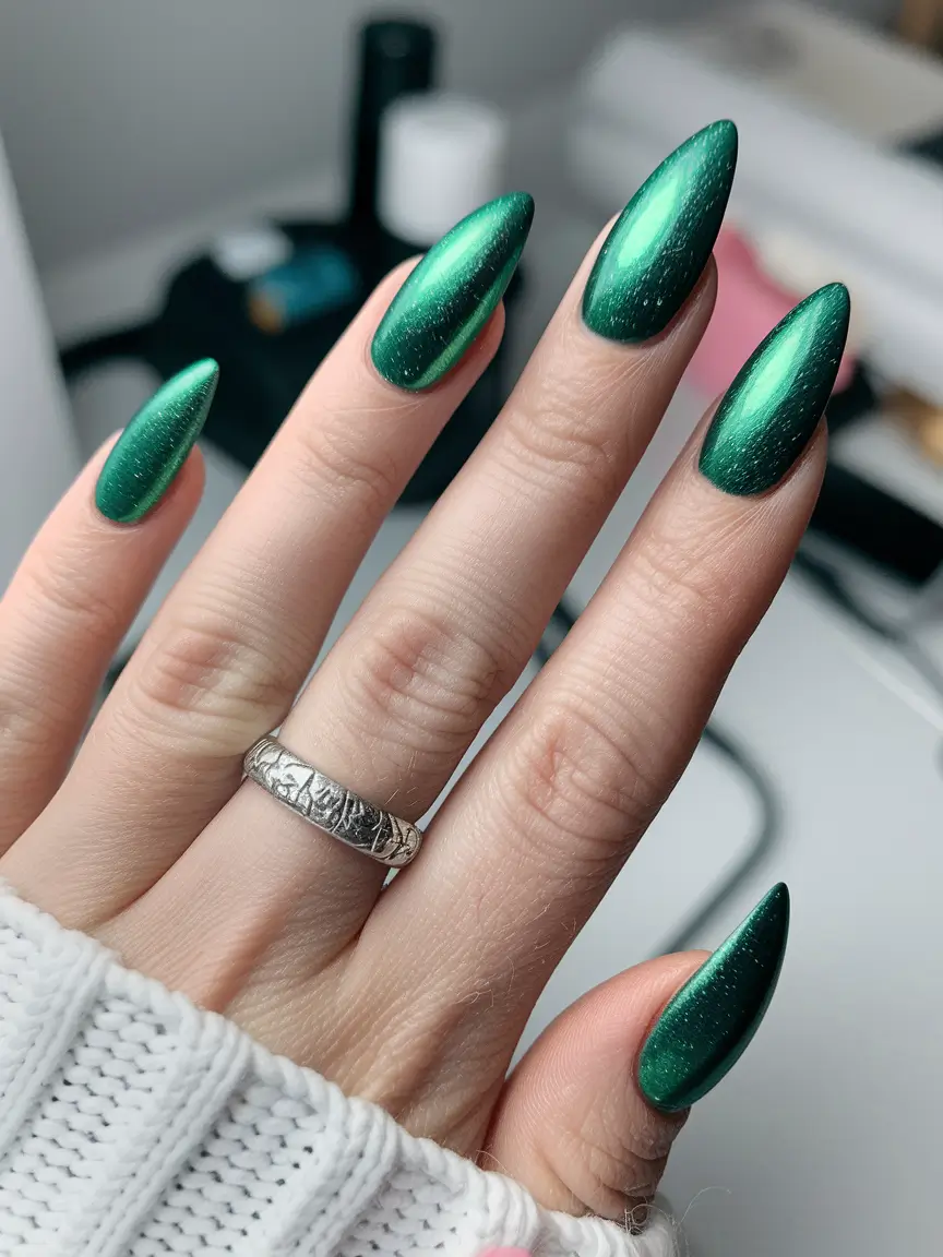 Early fall nails almond, pointy almond nails designs