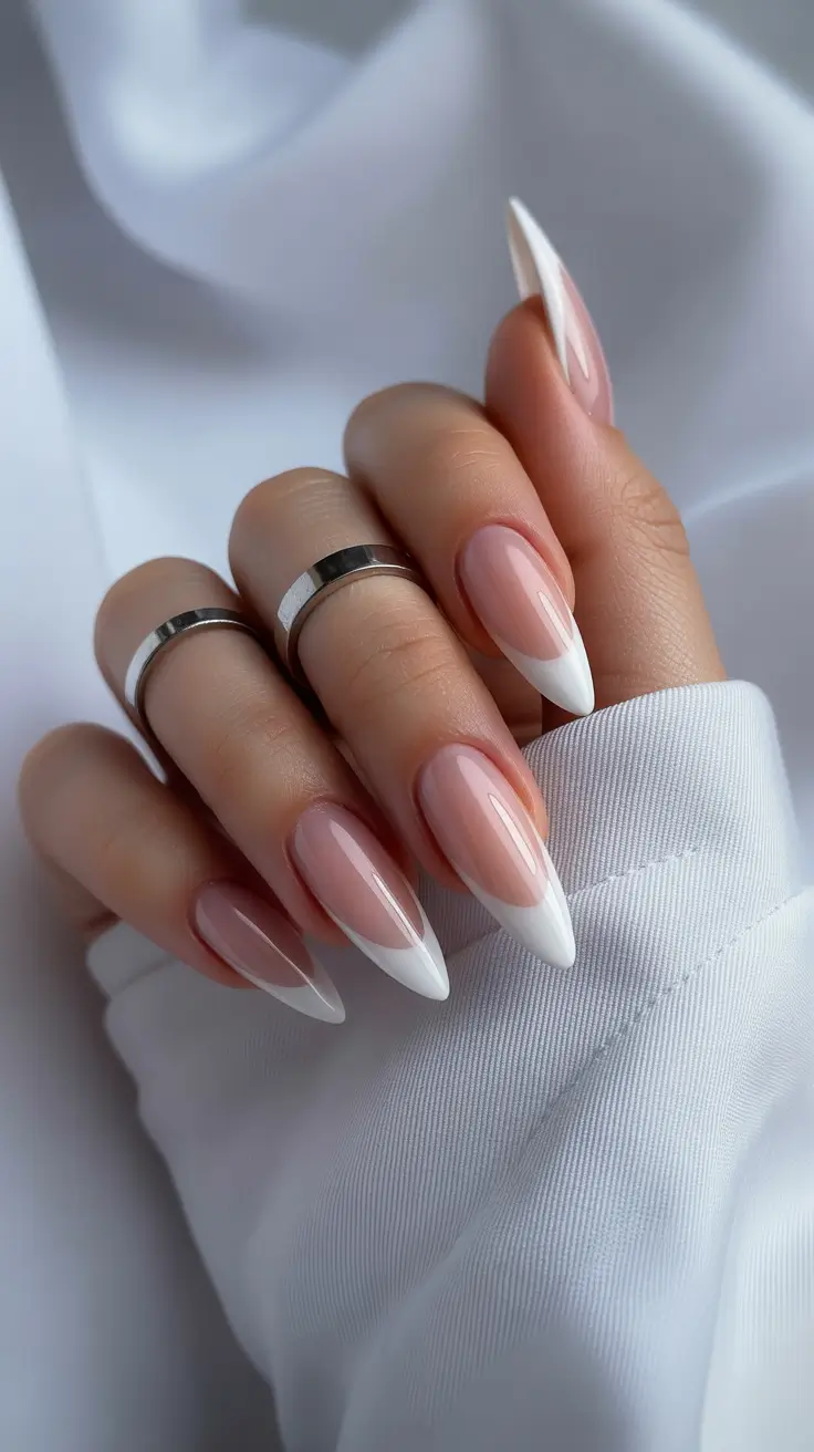 chrome almond nails with navy blue almond nails and almond nails summer colors in short acrylic nude chrome.