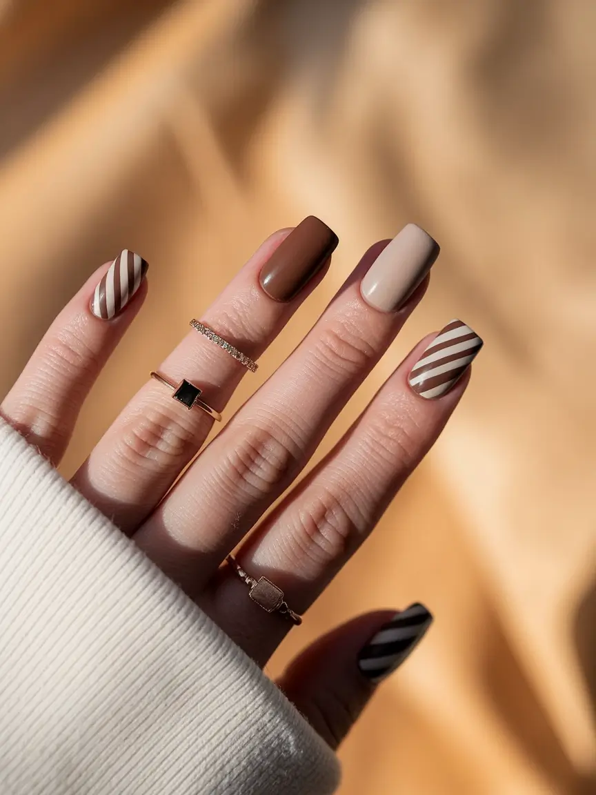 Autumn french nails with autumn toe nails, october nails ideas, 3d pumpkin nails, for fall