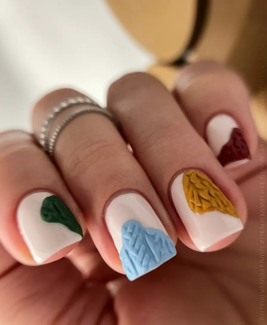 Autumn long nails with autumn nails ideas 2026, easy fall nails, winter 2026, coffin