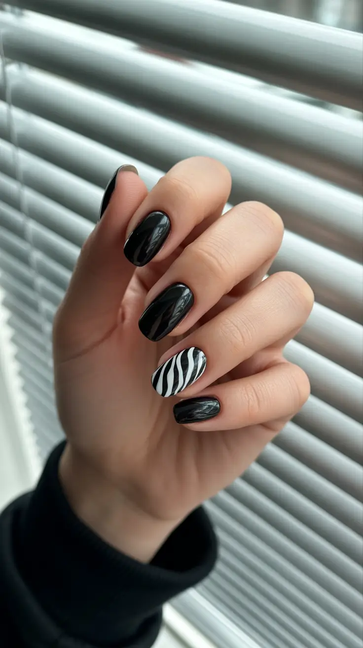 Chic black square nails, summer nails black women, y2k nails, almond, and nude.
