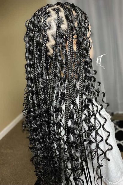 boho braids inspiration look 1