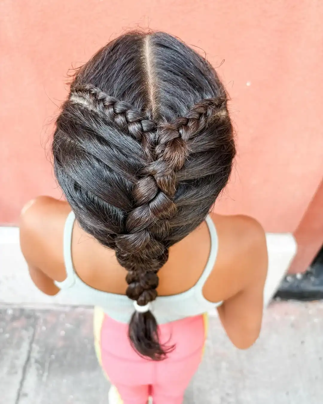 Short braided hairstyles for black women, two braided ponytail hairstyles, hair inspiration braids, quick, unique, box braids