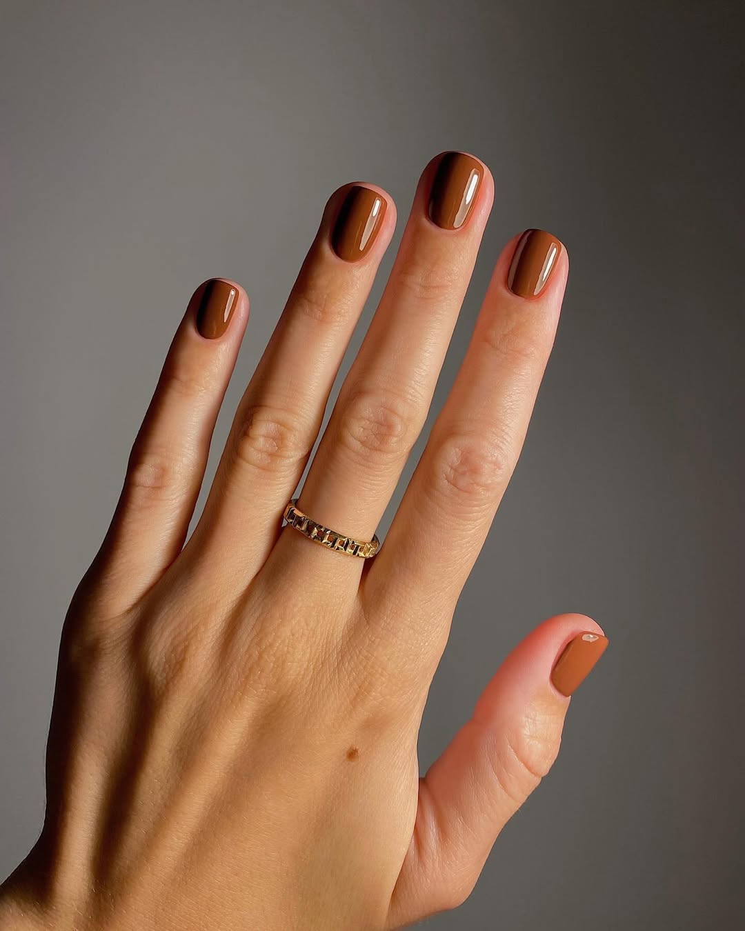 simple fall nail designs with fall orange nails autumn