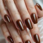 brown nails inspiration look 1