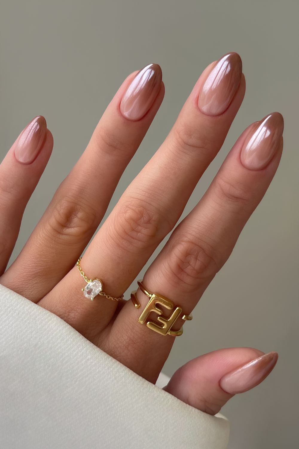Brown nails with chrome, brown tip nails, minimalist nails, dark red nail designs, and red espresso style