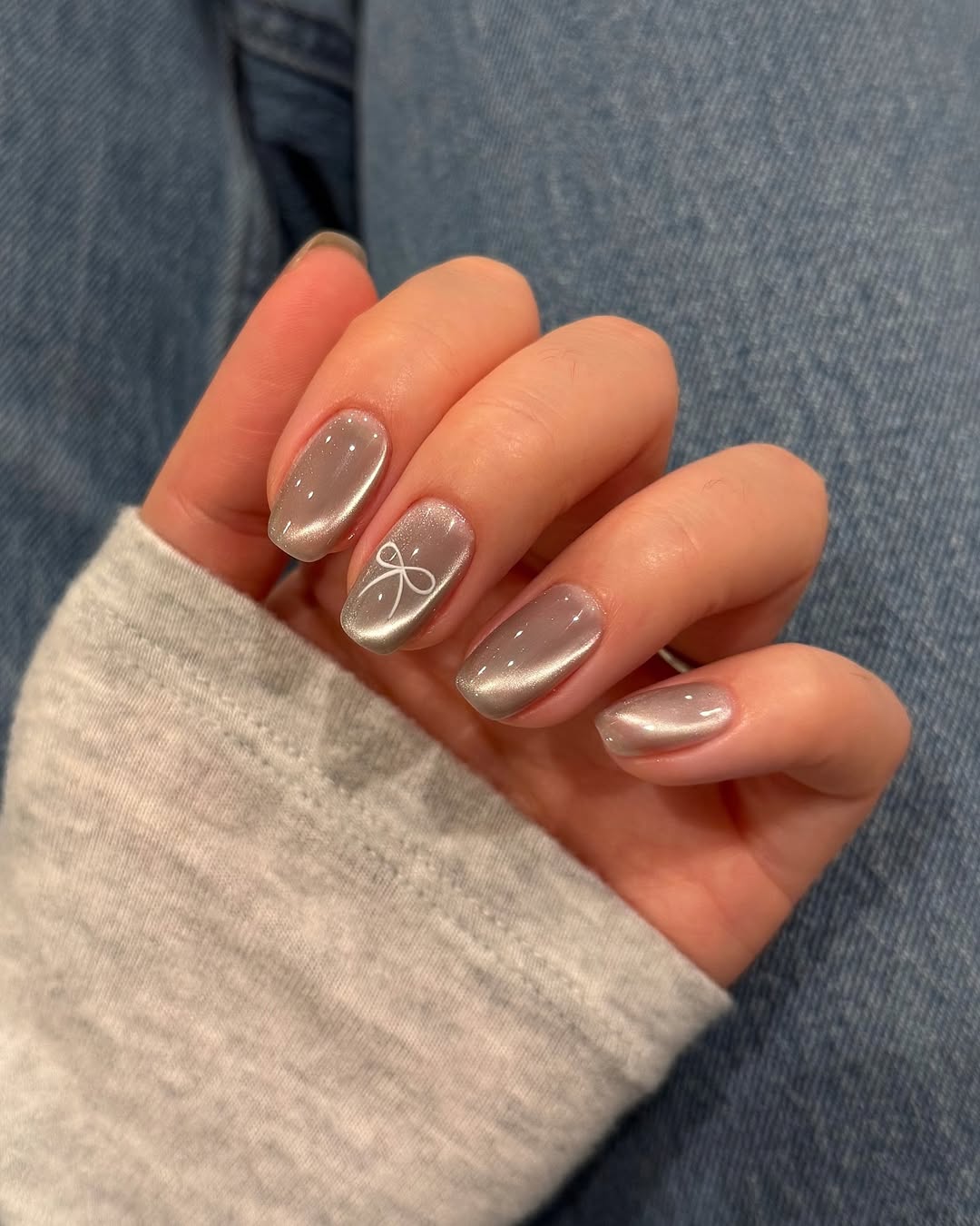 Black cat eye nails design, rose gold cat eye nails, cat eye nails ombre, silver, rose gold