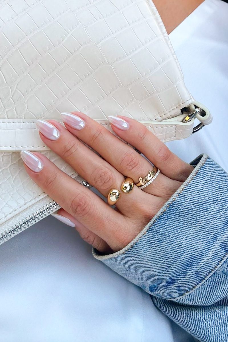 brown chrome nails, lilac chrome nails, birthday nails, green nails designs, neutral, coral