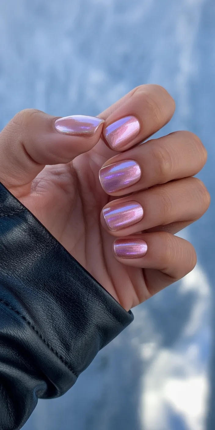hot pink chrome nails, green chrome nails designs, black cateye nails, cotton candy, red with