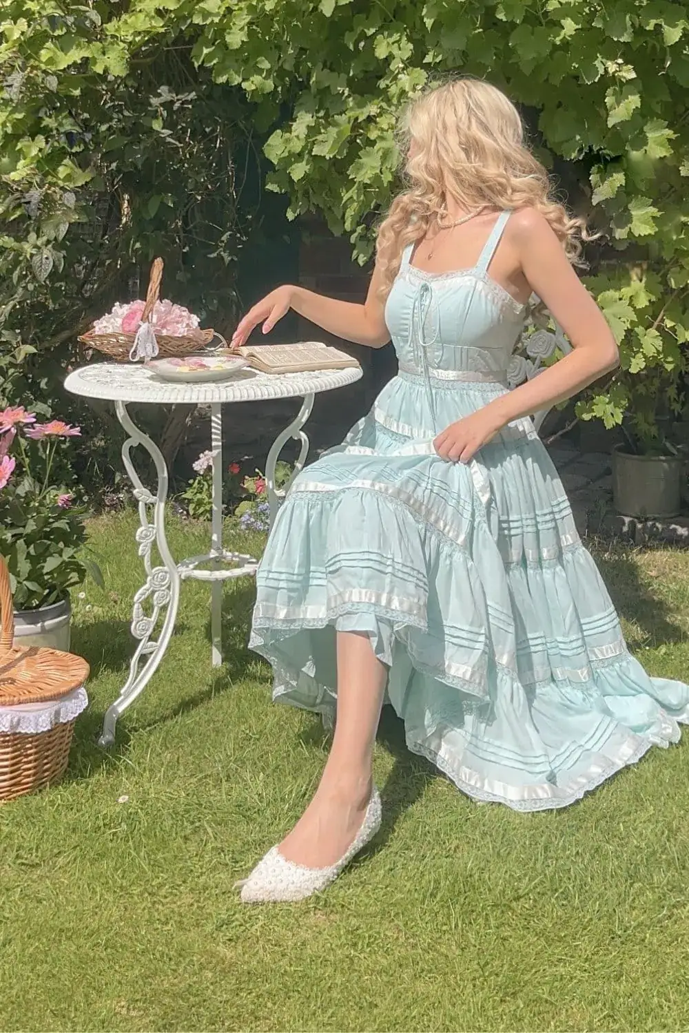 coquette birthday outfit with modest charm