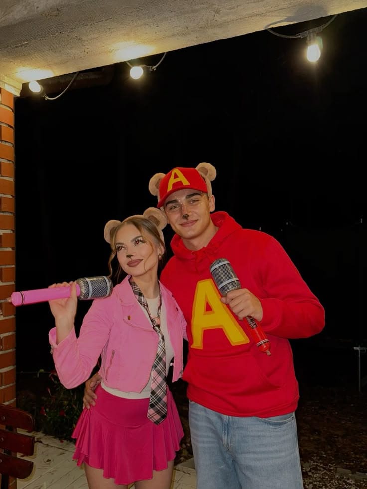 Creative halloween costumes for couples with imaginative themes.