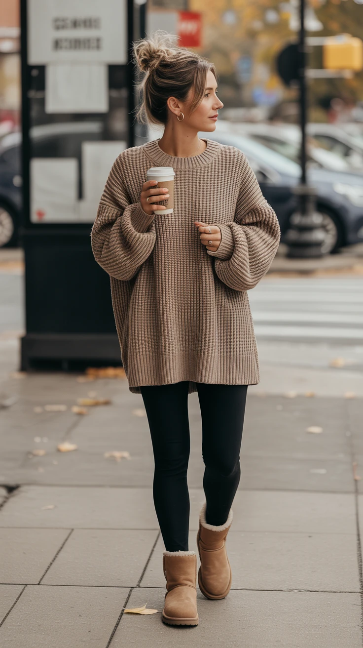 chilly fall outfits, comfy cute fall outfits