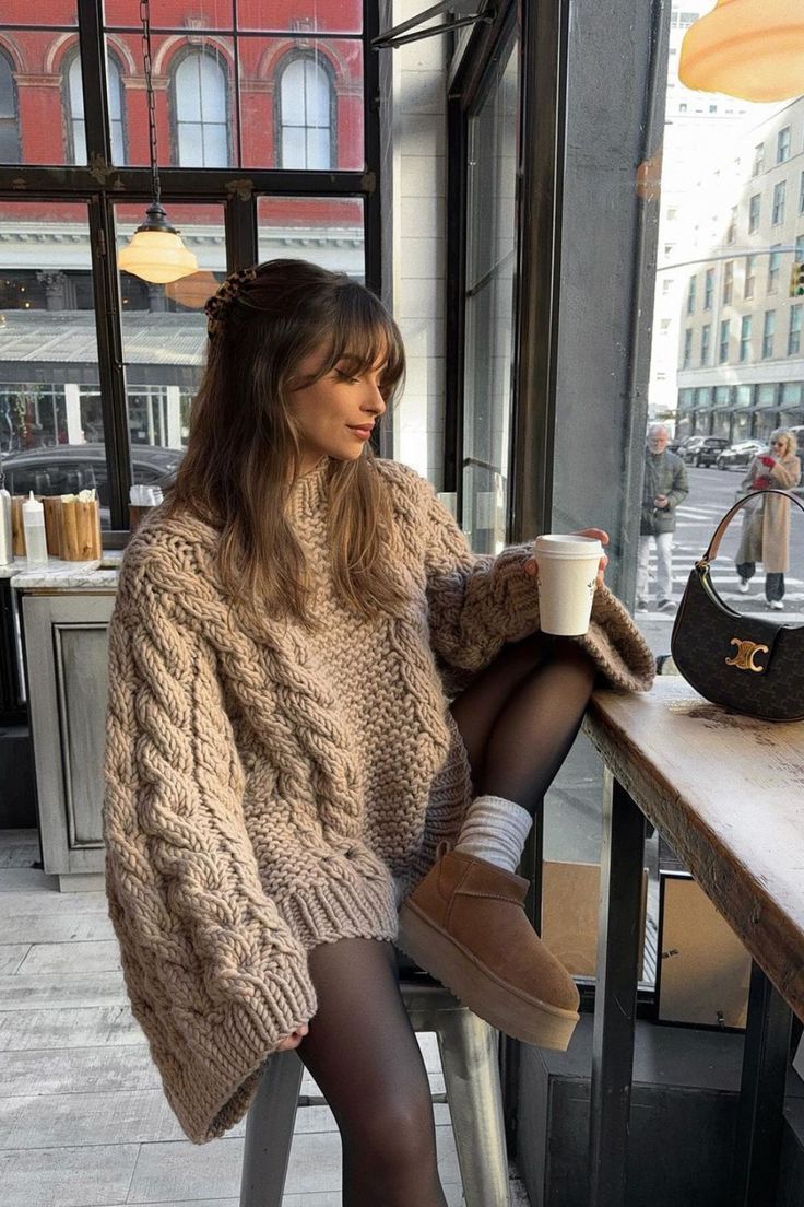 cosy fall outfits, sweater vest outfit
