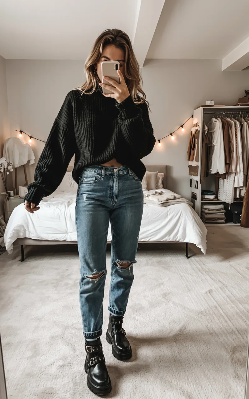 cozy fashion aesthetic, fall picture day outfits for kids