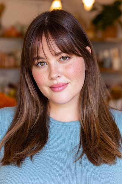 curtain bangs inspiration look 1