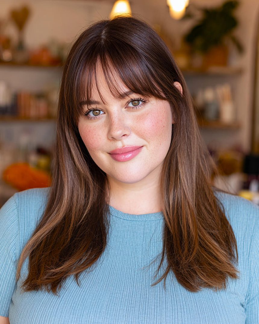 curtain bangs inspiration look 1