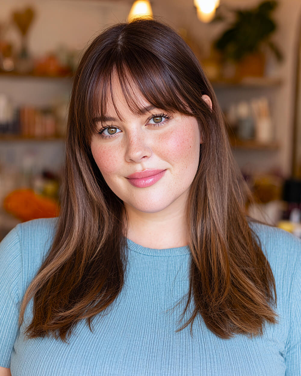 curtain bangs inspiration look 1