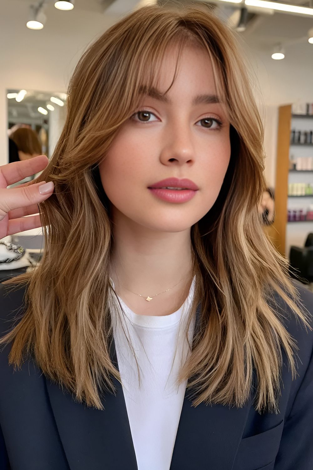 curtain bangs styling, long layered hair with curtain bangs, bob with curtain fringe, long, soft layers with, medium hair with