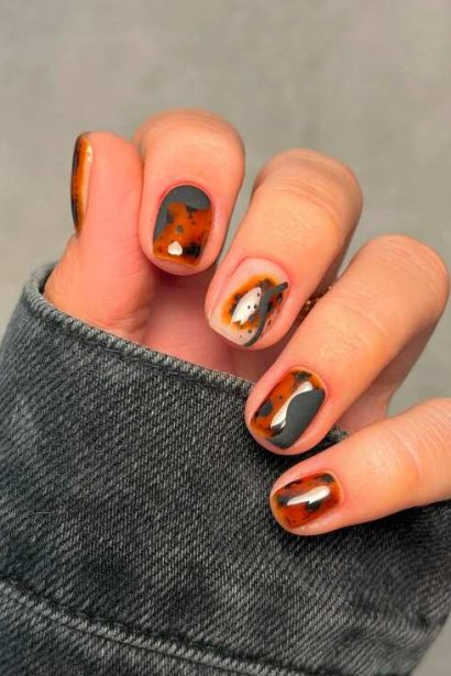 cute fall nails inspiration look 1