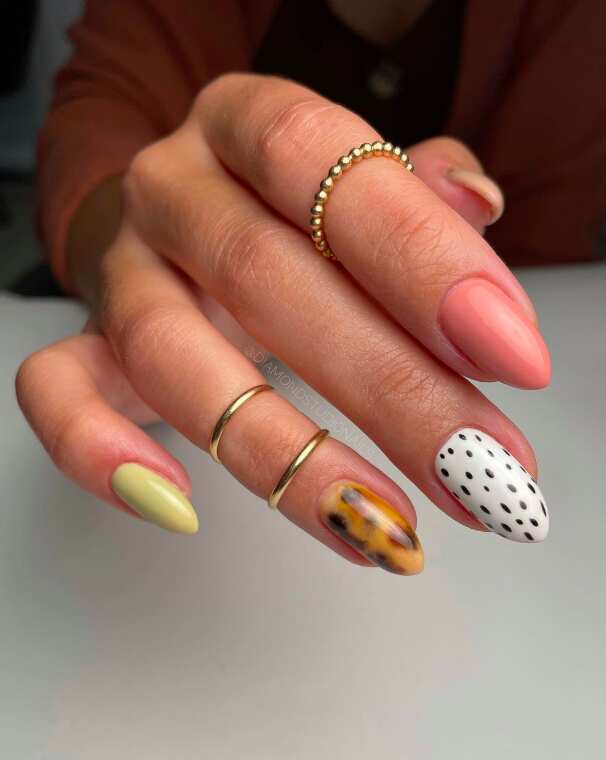 Fall nail designs almond shape with fun fall nail designs.