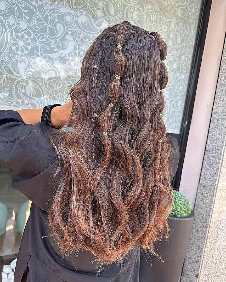 Cute latina hairstyles with braids and natural curls