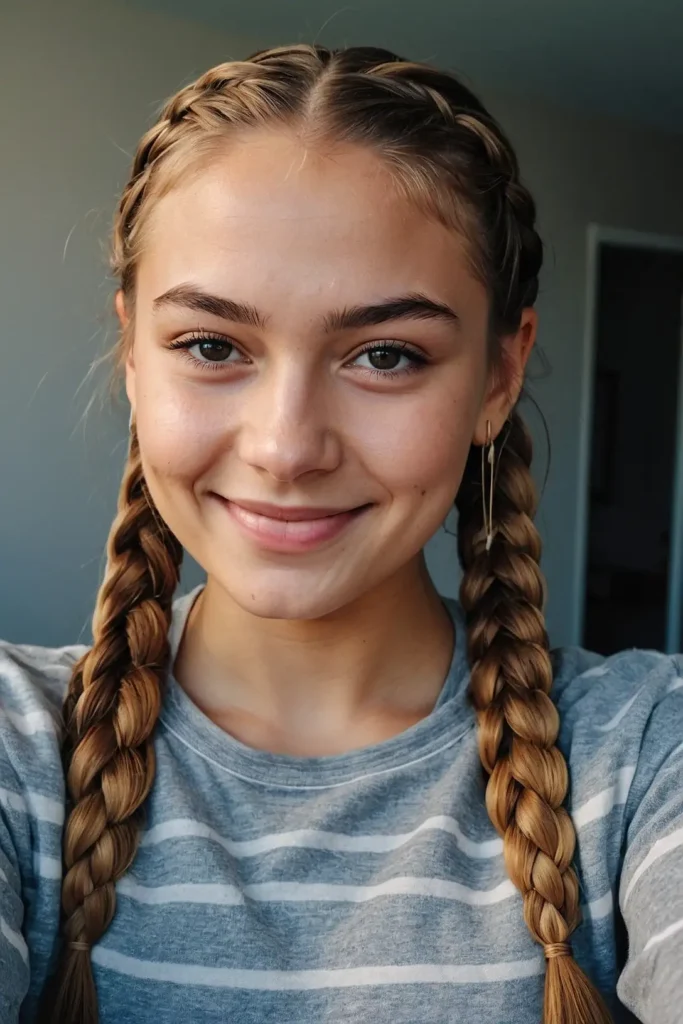 Cute school hairstyles for soccer with butterfly haircut, easy for black kids