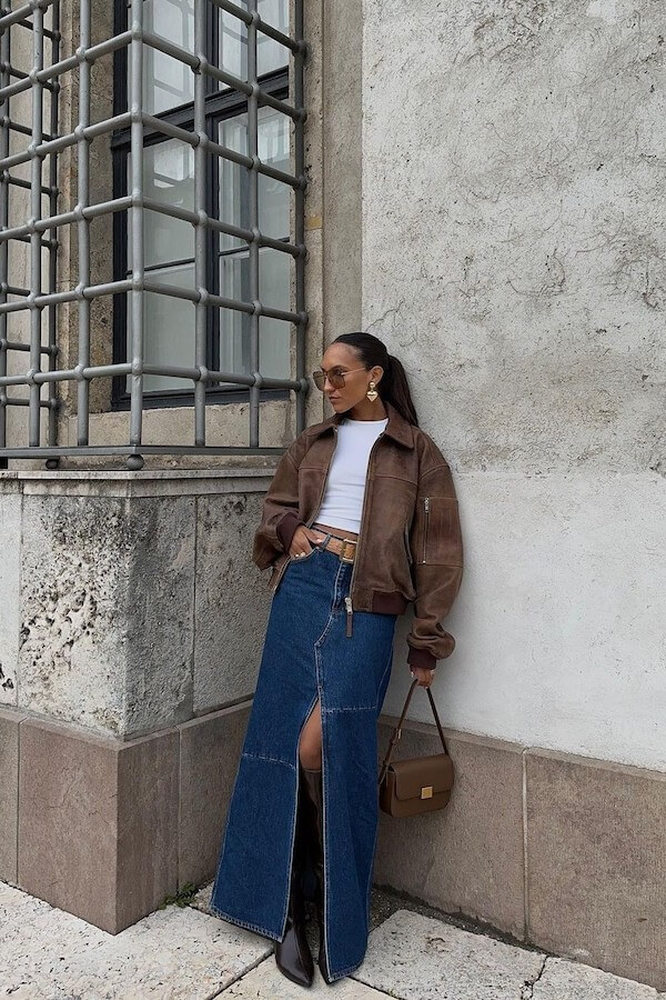 cold classy date night outfit, black woman dinner night out