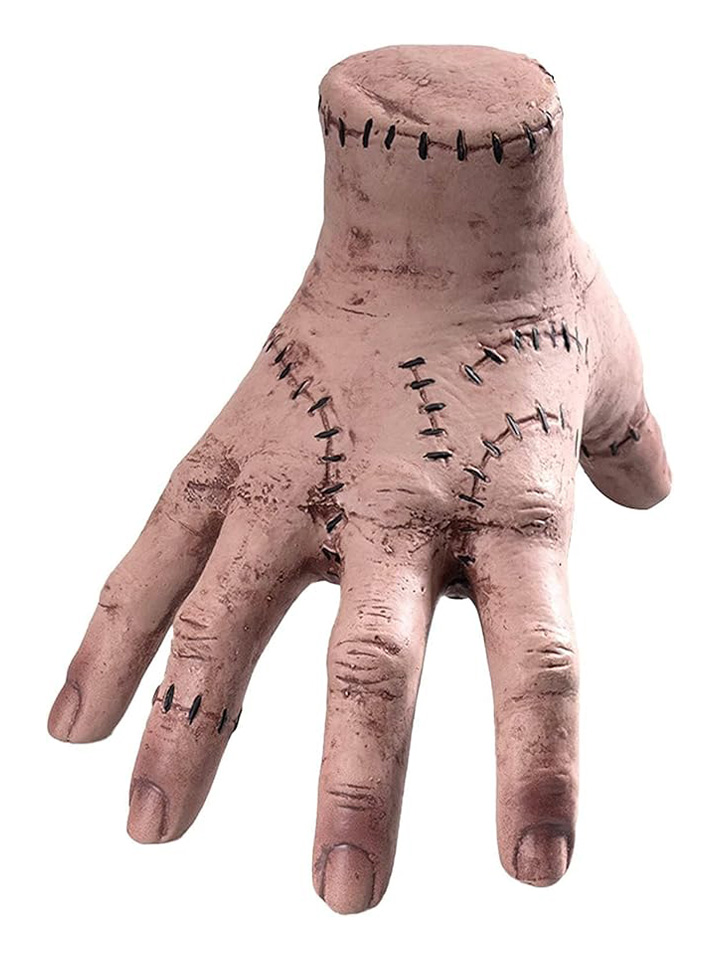super easy halloween costumes, spooky hand, quirky and fun