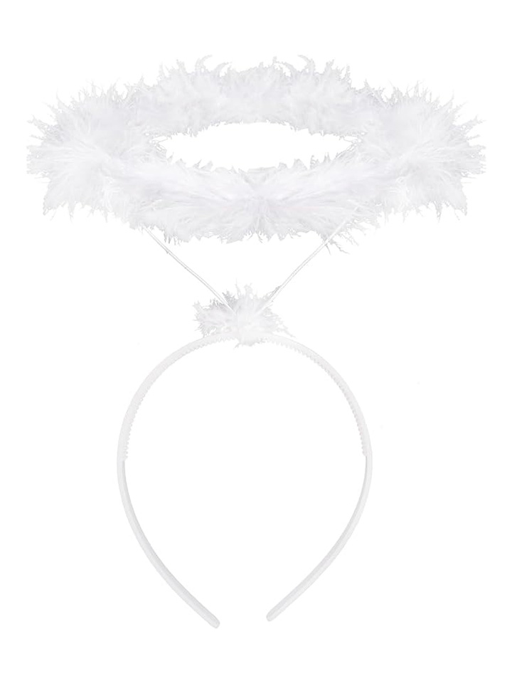 solo halloween costumes women diy, angel halo, ethereal and simple