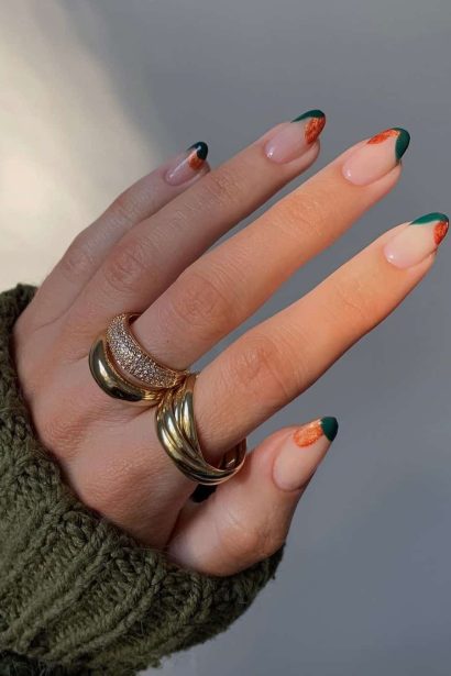 fall acrylic nails inspiration look 1