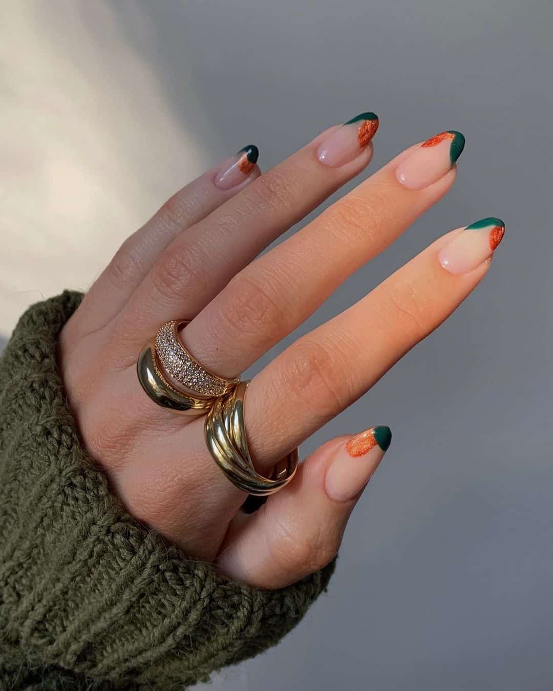 fall acrylic nails inspiration look 1