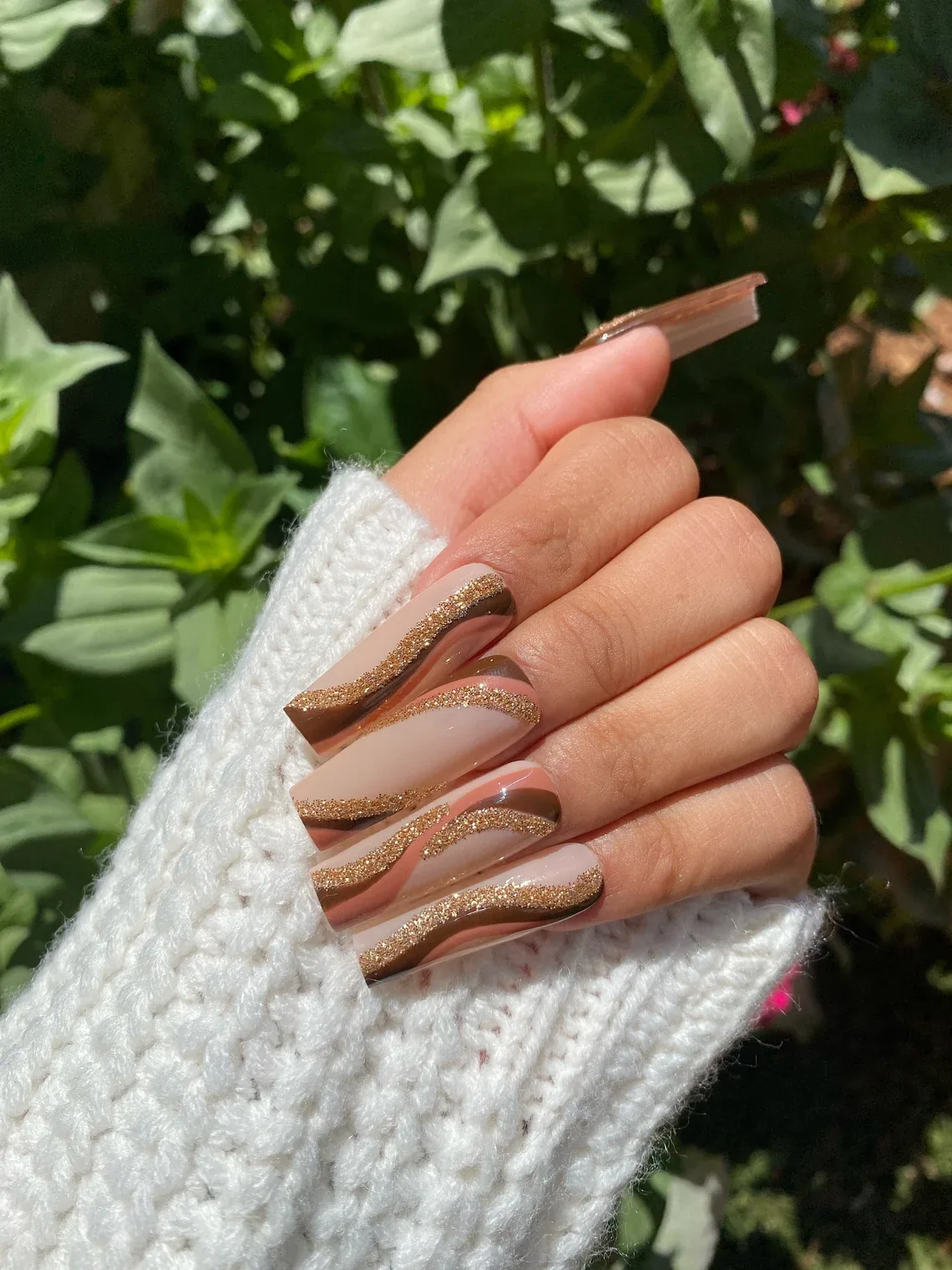 fall acrylic nails ideas, acrylic nail designs fall, trendy fall nail designs