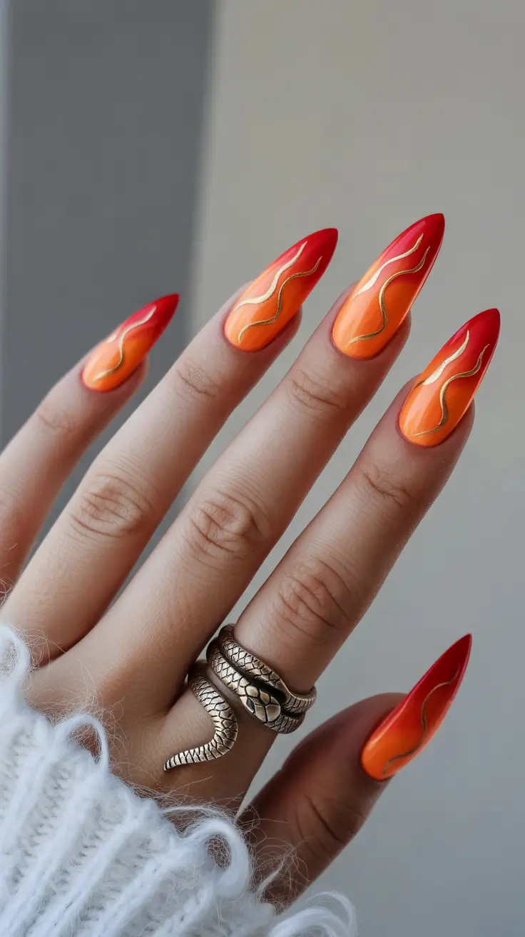 short fall nails, november nails coffin, for
