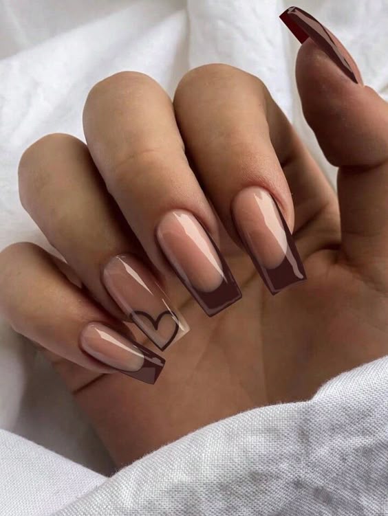 simple fall nails, cute november nails, short square 2026