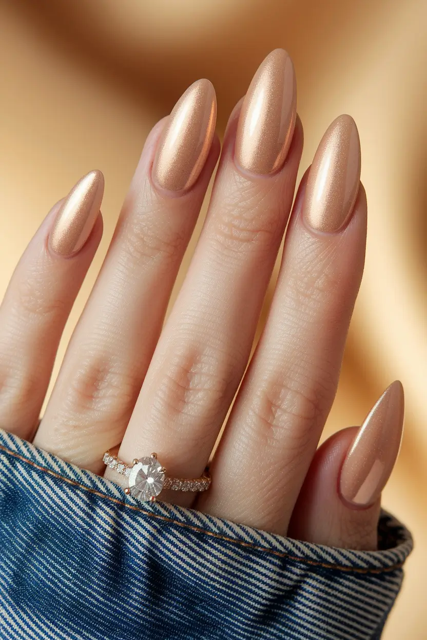 Fall nails almond shape short with fall nails ideas autumn simple and short.